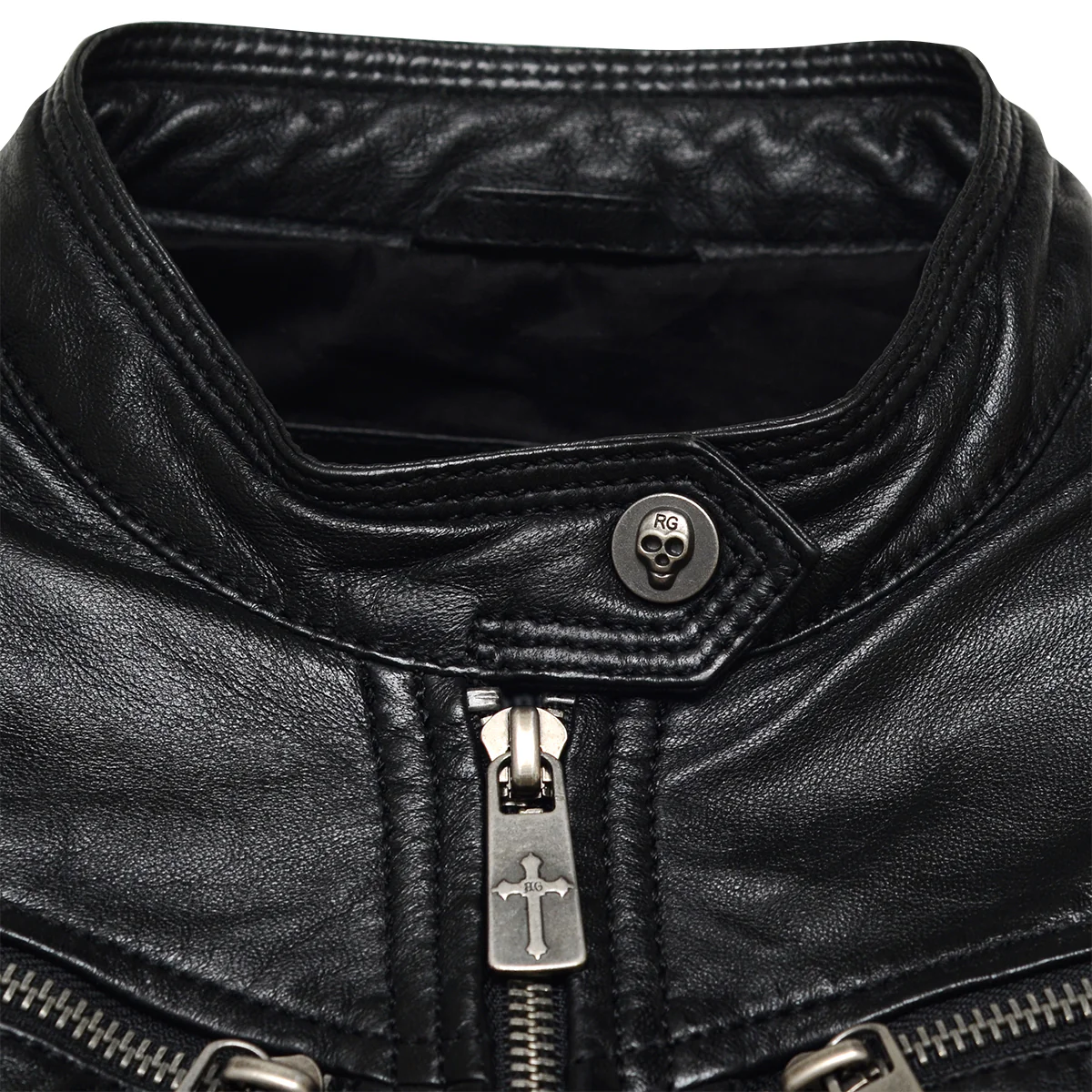 Dara Lederjacke Schwarz - Image 3