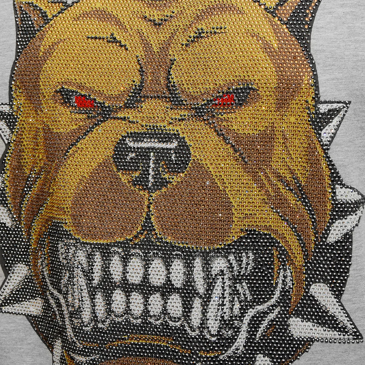 Evil Dog T-Shirt Grau Unisex - Image 3