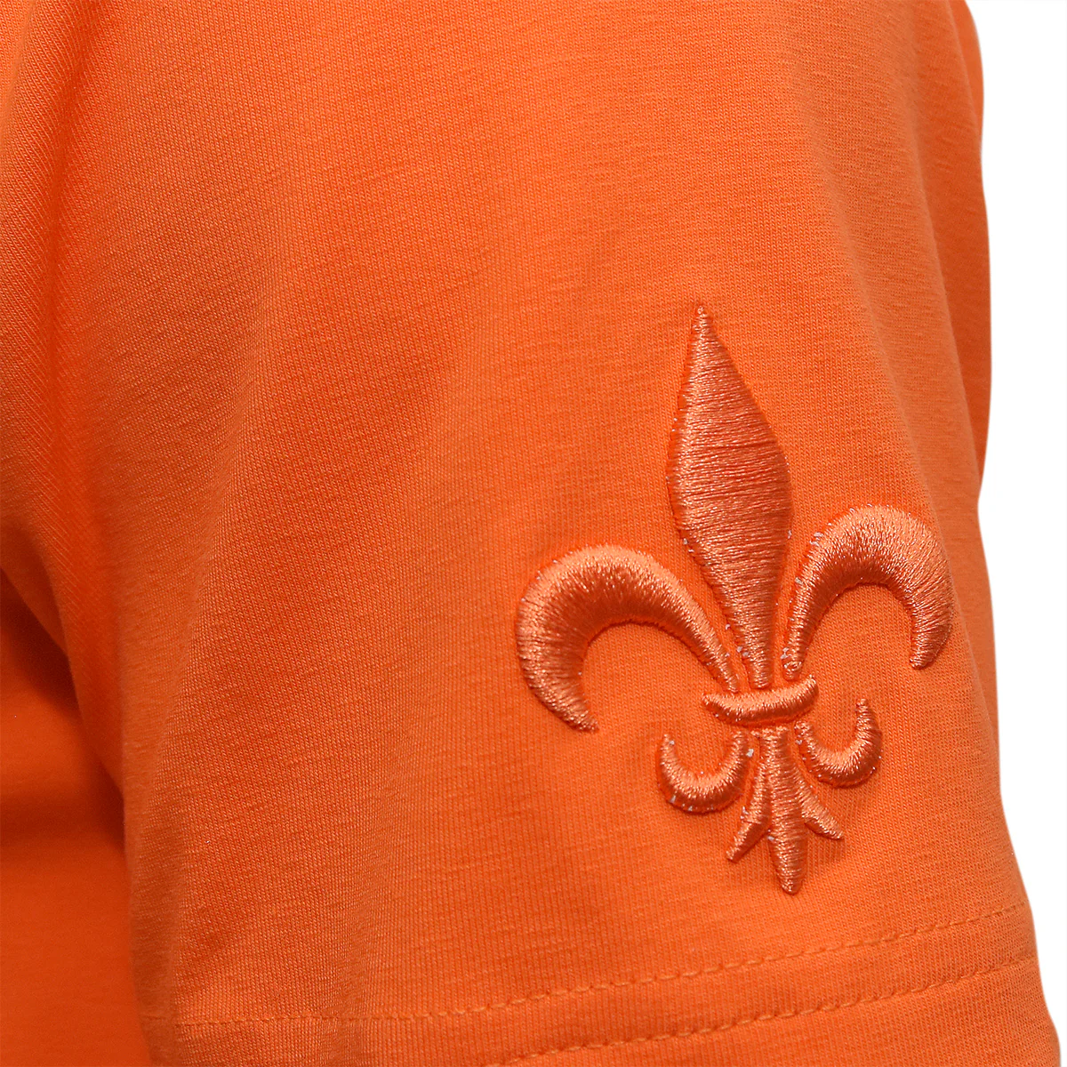 Half Bear T-Shirt Orange Unisex - Image 6